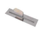 Marshalltown Edelstahl Glättkelle mit gebogener Holzgriff, Maße: 508x127 mm – Bild 4