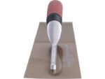 Marshalltown Glättkelle mit gebogener Durasoft Griff, Goldstahl, Maße: 305x127 mm – Bild 2