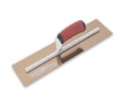 Marshalltown Glättkelle mit gebogener Durasoft Griff, Goldstahl, Maße: 457x127 mm – Bild 5