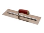 Marshalltown PermaShape Glättkelle "Broken-in", Durasoft Griff, Goldstahl, Maße: 279x114 mm