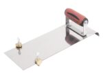 Marshalltown Kantenkelle mit verstellbarer Nutfräse, Durasoft Griff, R 19 mm, L 19 mm , T 13 mm, Edelstahl, silber, 356x127 mm – Bild 2