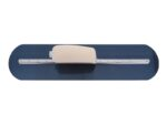 Marshalltown Glättkelle, Voll abgerundet, Gebogener Holzgriff, Blaustahl, Maße: 508x127 mm – Bild 3