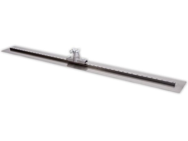 Marshalltown QLT Multi-Mount Bodenglätter "Fresno", eckige Enden, verstell. Vollwinkel -Kippgelenk, Carbonstahl, Maße: 914x127 mm