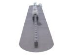 Marshalltown QLT Multi-Mount Bodenglätter "Fresno", abgerundete Enden, verstellb. Vollwinkel -Kippgelenk, Carbonstahl, Maße: 914x127 mm