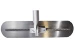 Marshalltown QLT Multi-Mount Bodenglätter "Fresno", abgerundete Enden, verstellb. Gewinde -Kippgelenk, Carbonstahl, Maße: 762x127 mm