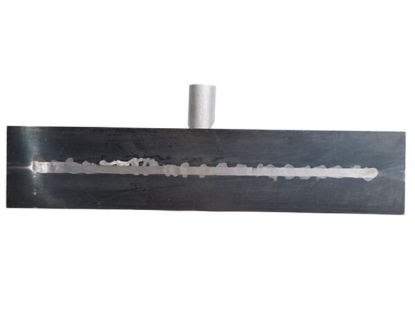 Marshalltown QLT Multi-Mount Bodenglätter "Fresno", eckige Enden, verstellb. Gewinde -Kippgelenk, Blaustahl, Maße: 610x127 mm