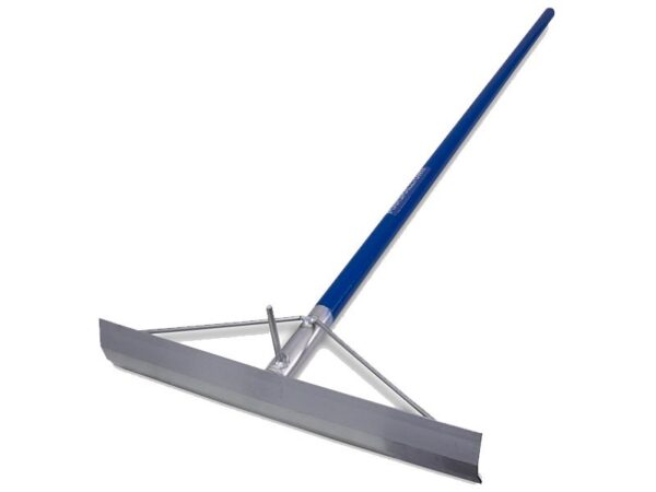 Marshalltown Betonverteiler mit Haken, 1524mm geschweißtem Stiel, Aluminium, Maße: 495x95 mm