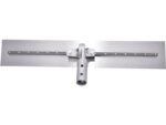 Marshalltown Multi-Mount Bodenglätter "Fresno", eckige Enden, verstellb. Druckknopf-Kippgelenk, Carbonstahl, Maße: 1219x127 mm – Bild 3