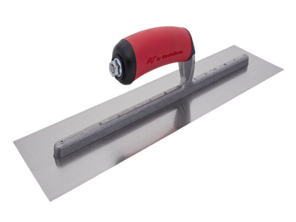 Marshalltown QLT Glättkelle, Softgrip Griff, Carbonstahl, Maße: 406x102 mm