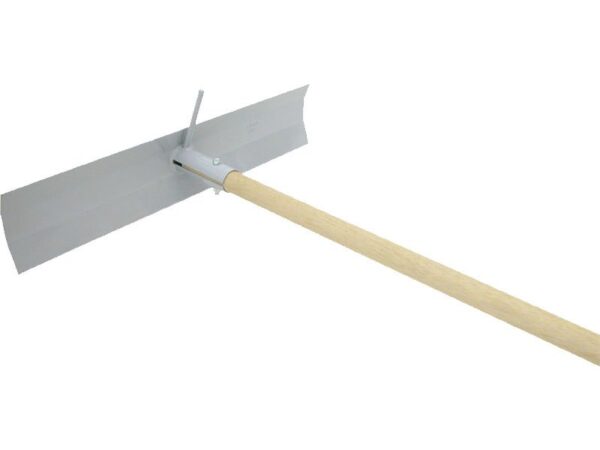 Marshalltown QLT Betonverteiler, mit Haken, 1372mm Holzstiel, Stahl, Maße: 483x102 mm