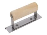 Marshalltown QLT Kantenkelle, Holzgriff, R 6mm, L 10 mm, Edelstahl, Maße: 152x38 mm