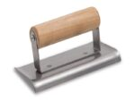 Marshalltown QLT Kantenkelle, Holzgriff, R 10mm, L 13 mm, Edelstahl, Maße: 152x102 mm – Bild 5