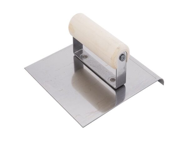 Marshalltown QLT Kantenkelle, Holzgriff, R 13mm,L 16mm, Edelstahl, Maße: 152x152 mm