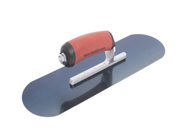 Marshalltown Poolkelle, Durasoft Griff, 5 sichtbare Nieten, Blaustahl, Maße: 254x102 mm