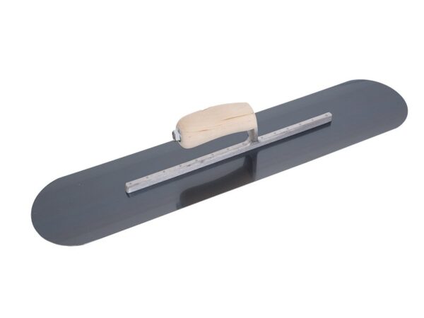Marshalltown Poolkelle, Holzgriff, 14 sichtbare Nieten, Blaustahl, Maße:  559x127 mm