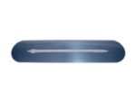Marshalltown Poolkelle, Durasoft Griff, 14 sichtbare Nieten, Blaustahl, Maße: 610x127 mm – Bild 2