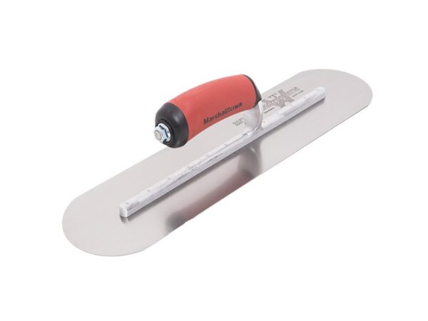 Marshalltown Poolkelle, Durasoft Griff, 14 sichtbare Nieten, Carbonstahl, Maße: 559x102 mm