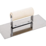 Marshalltown QLT Kantenkelle, Holzgriff, R 13mm, L 16mm, Edelstahl, Maße: 254x152 mm