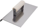 Marshalltown QLT Kantenkelle, Holzgriff, R 25mm, L 29mm, Edelstahl, Maße: 254x152 mm
