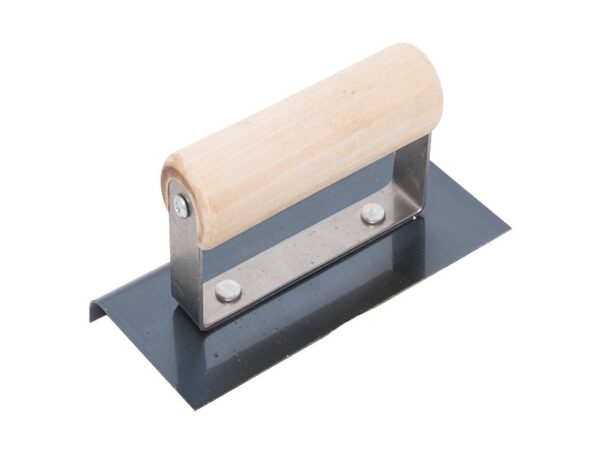 Marshalltown QLT Kantenkelle, Holzgriff, R 19mm, L 22mm, Blaustahl, Maße: 152x76 mm