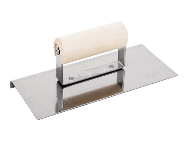 Marshalltown QLT Kantenkelle, Holzgriff, R 19mm, L 19mm, Edelstahl, Maße: 229x102 mm