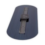 Marshalltown Bodenglätter "Blauer Gleiter", abgerundete Enden, Blaustahl, Maße: 1829x314 mm