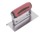 Marshalltown Kantenkelle, gerade Enden, Durasoft Griff, R 10mm, L 13mm, Carbonstahl, Maße: 152x76 mm