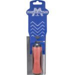 Marshalltown Kantenkelle, gebogene Enden, Durasoft Griff, R 10 mm, L 13 mm, Carbonstahl, Maße: 152x76 mm