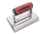 Marshalltown Kantenkelle, gebogene Enden, Durasoft Griff, R 13 mm, L 16mm, Carbonstahl, Maße: 152x102 mm – Bild 5