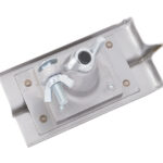 Marshalltown Lauf-Nutfräse, Vollwinkel-Kippgelenk,  R 6 mm, B 3 mm, T 13 mm, Edelstahl, Maße: 152x76 mm