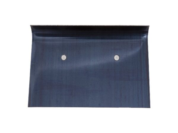 Marshalltown Kantenkelle, gebogene Enden, Durasoft Griff, R 10mm, L 13mm, Blaustahl, Maße: 152x102 mm