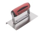 Marshalltown Kantenkelle, gebogene Enden, Durasoft Griff, R 13mm, L 16mm, Edelstahl, Maße: 152x102 mm