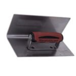 Marshalltown Inneneck Stufen-Kelle, 82Grad, R 13mm, L 102mm, Durasoft Griff, Edelstahl, Maße: 203x102 mm