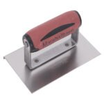 Marshalltown Kantenkelle, gerade Enden, Durasoft Griff, R 3mm, L 6mm, Edelstahl, Maße: 152x152 mm