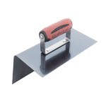 Marshalltown Abgerundete Außeneck-Kelle, Durasoft Griff, R 13 mm, Blaustahl, Maße: 229x127x127 mm