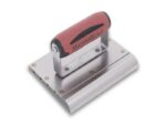 Marshalltown Sicherheitsstufen Nutfräse/Kantenkelle, R 13 mm, L 16 mm, 6 mm Nut, Durasoft Griff, Edelstahl, Maße: 152x127 mm – Bild 5