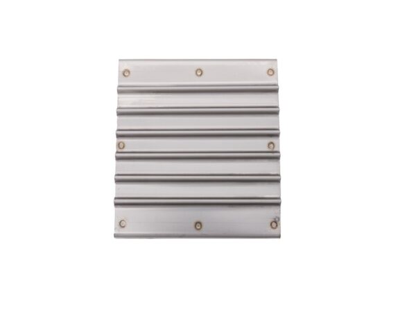 Marshalltown Sicherheitsstufen Nutfräse, 6 Rillen, T 5 mm , L 3mm, A 19 mm, Durasoft Griff, Edelstahl, Maße: 152x152 mm