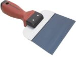 Marshalltown Flächenspachtel, Durasoft Griff, Blaustahl, Maße: 152x76 mm – Bild 3
