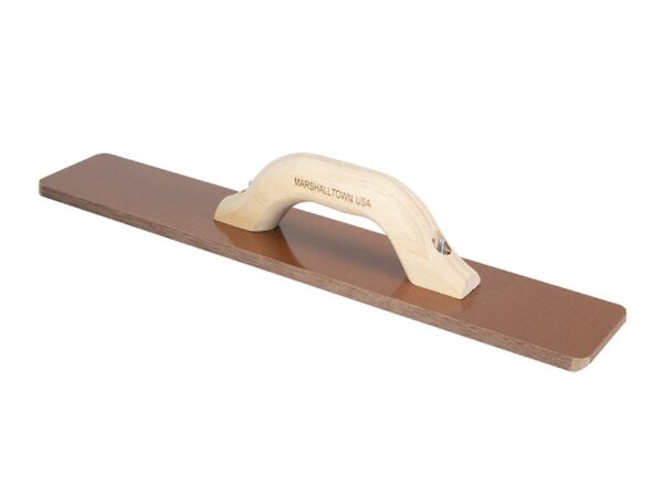 Marshalltown Canvas Glätter, eckige Enden, Holzgriff, Maße: 457x89 mm