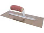 Marshalltown DuraFlex Glättkelle, Durasoft Griff, Goldstahl, Maße: 356x127 mm – Bild 5