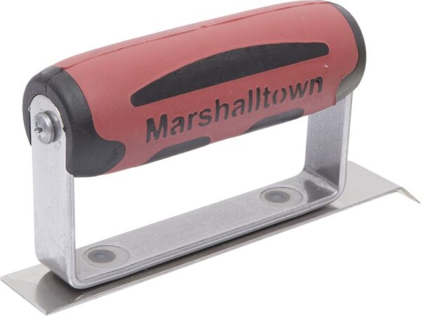 Marshalltown abgeschrägte Kantenkelle, Durasoft Griff, L 13mm, Edelstahl, Maße: 25x152 mm
