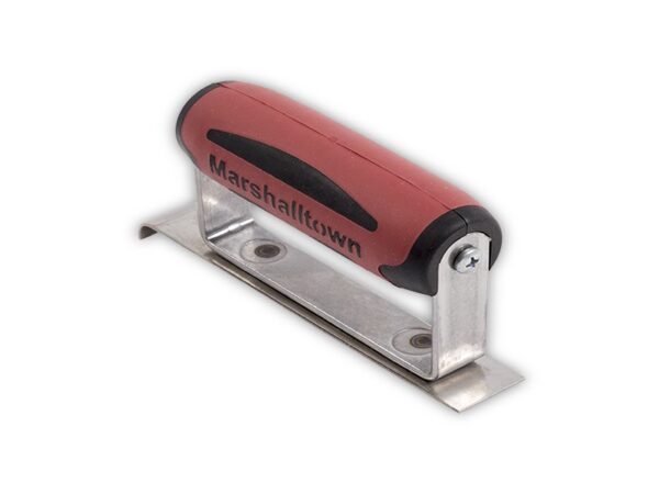 Marshalltown schmale Kantenkelle, Durasoft Griff, R 13mm, L 16mm, Edelstahl, Maße: 25x152 mm