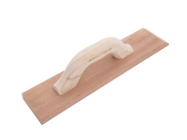 Marshalltown Rotholz-Glätter, 19mm dick, Holzgriff, Maße: 406x89 mm