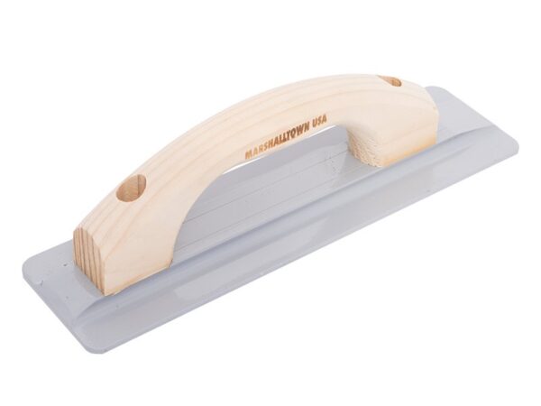 Marshalltown Magnesium Hand-Glätter mit großem Holzgriff, Maße: 305x79 mm