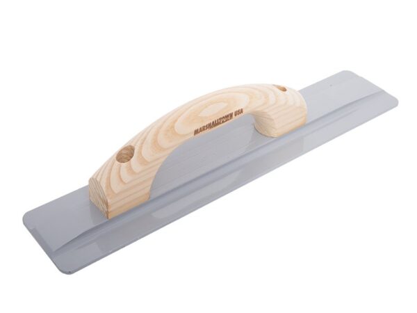 Marshalltown Magnesium Hand-Glätter mit großem Holzgriff, Maße: 406x79 mm