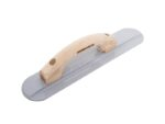 Marshalltown Magnesium Handglätter mit Holzgriff, abgerundete Enden, Maße des Glätters: 406x79 mm