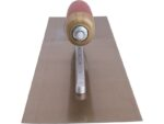 Marshalltown DuraFlex Glättkelle, Durasoft Griff, Lange Halterung, Goldstahl, Maße: 305x127 mm