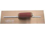 Marshalltown DuraFlex Glättkelle, Durasoft Griff, Lange Halterung, Goldstahl, Maße: 356x127 mm – Bild 3
