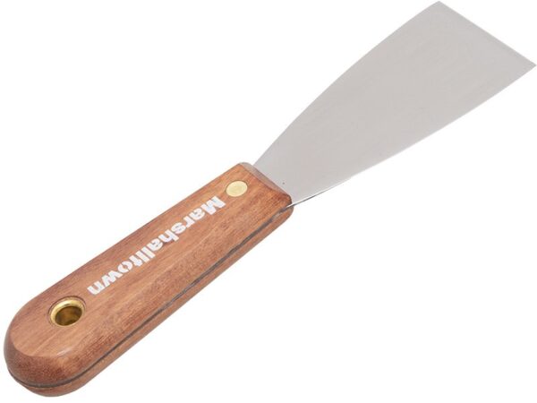 Marshalltown Flexibler Spachtel, Palisanderholzgriff, Stahl, Maße: 190x51 mm
