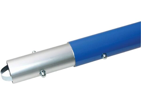 Marshalltown QLT Druckknopfstiel, 44mm, pulverbeschichtet, blau, Aluminium, Länge: 3655 mm